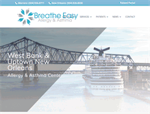 Tablet Screenshot of breatheeasyallergy.com